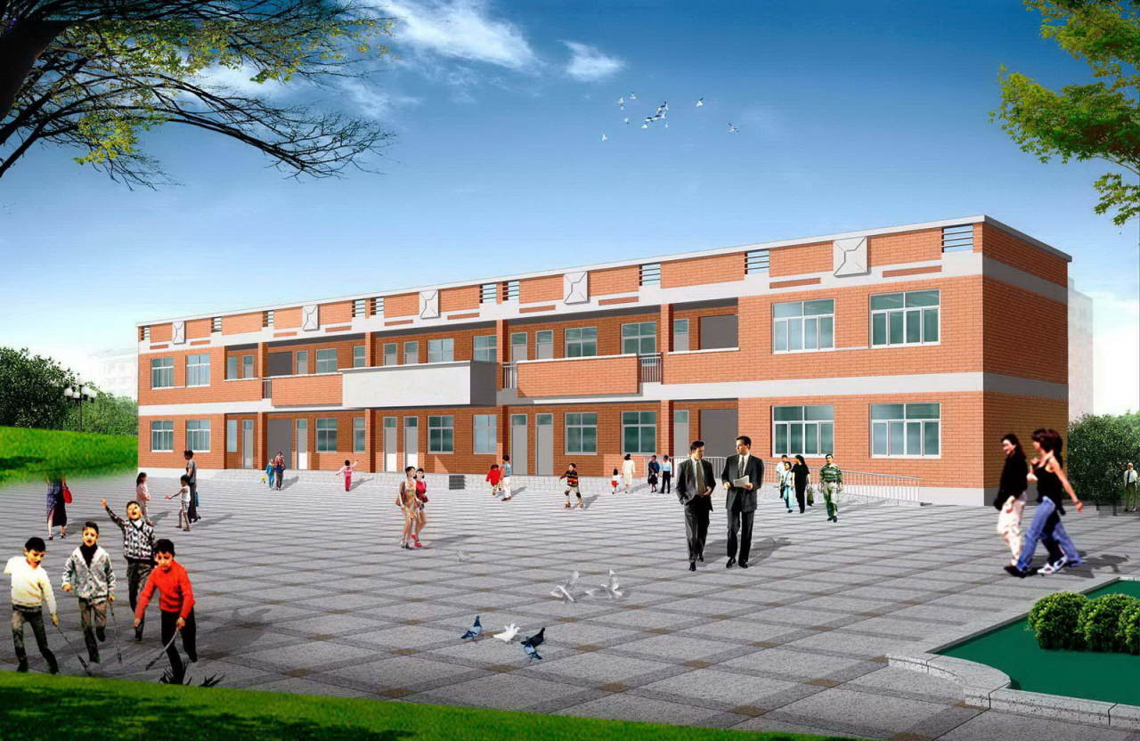 Мектеп сыртқы көрінісі